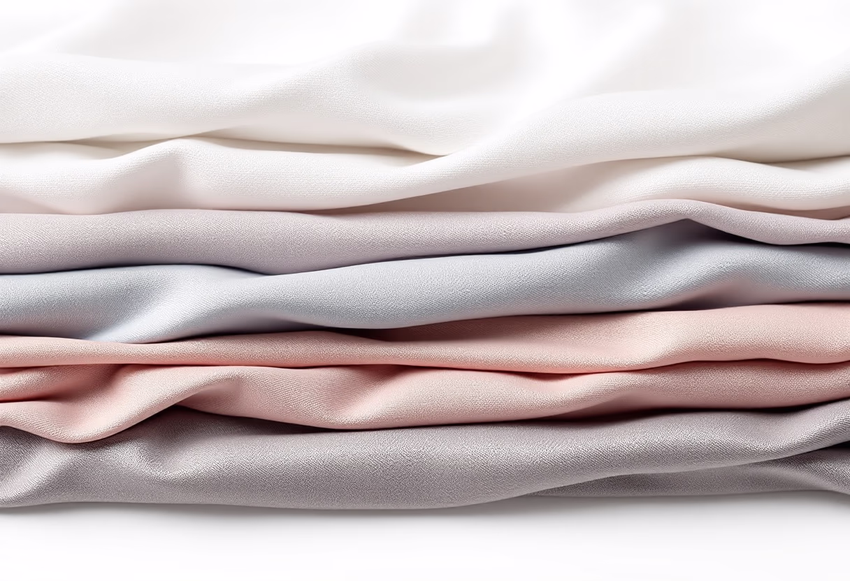 [background image] colorful fabric textures (for a garment care service)